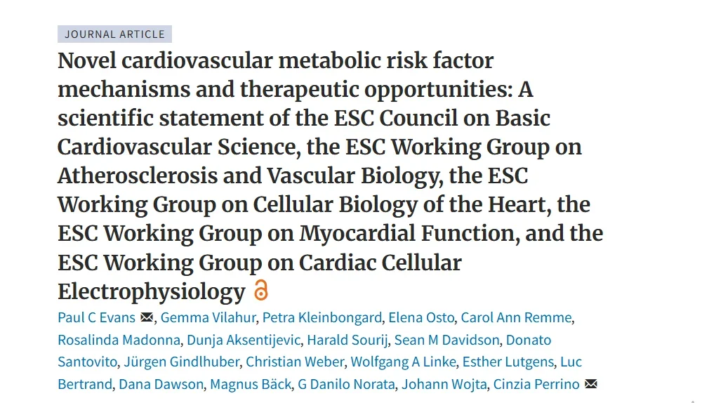 Martin Haluzík: Metabolic Risk Factors and Therapeutic Opportunities in Cardiovascular Disease