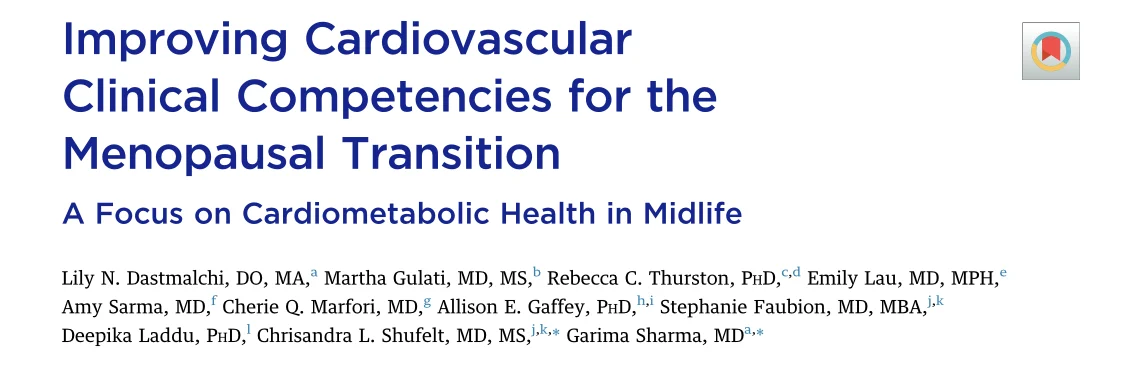 Tom Rifai: Menopause as a Critical Window for Cardiometabolic Prevention 1 Tom Rifai: Menopause as a Critical Window for Cardiometabolic Prevention