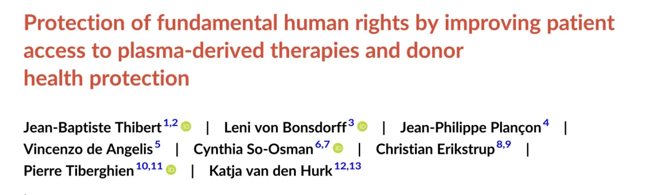 Jean-Baptiste Thibert: Protecting Fundamental Human Rights to Improve Patient Access and Donor Health