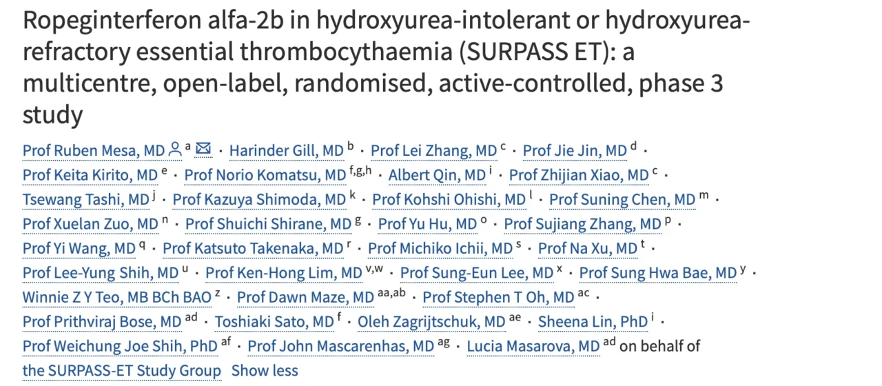 Georgiana Toma: From Cytoreduction to Vascular Protection in Essential Thrombocythemia 1 Georgiana Toma: From Cytoreduction to Vascular Protection in Essential Thrombocythemia