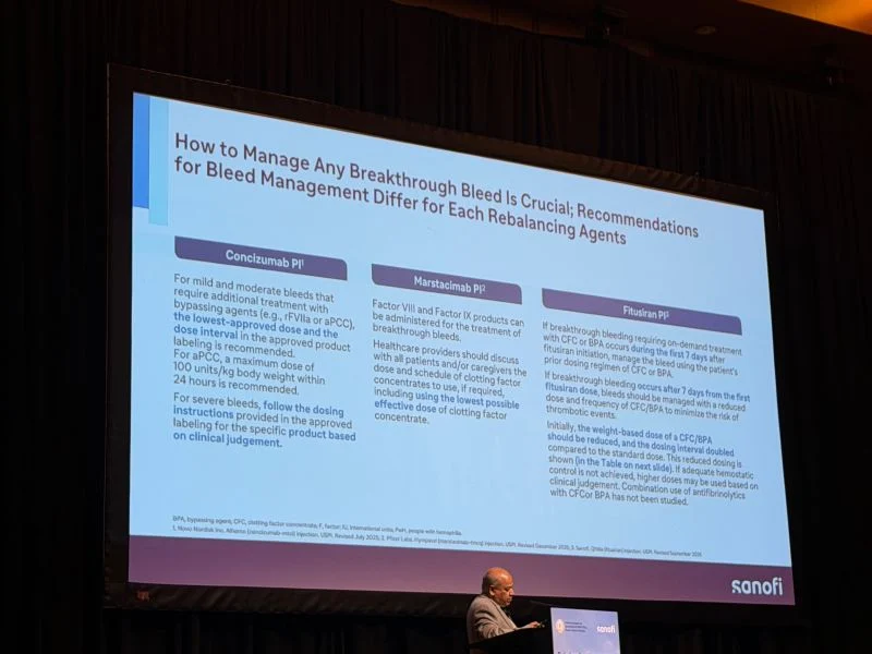 Wolfgang Miesbach: Rebalancing Agents in Haemophilia Are Not “Set and Forget” - Key Insights from WFH 2026