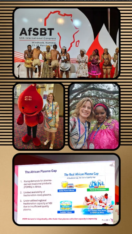 Svenja Tatjana Barckhausen: From Plasma Dependence to Self-Sufficiency in Africa 1 Svenja Tatjana Barckhausen: From Plasma Dependence to Self-Sufficiency in Africa