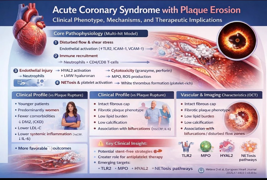 Ney Carter Borges: Mechanisms, Phenotype, and Clinical Implications of Acute Coronary Syndrome with Plaque Erosion