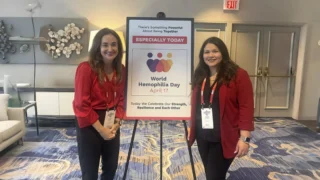 Jessica Garcia at HFA on Hemophilia and Bleeding Disorders