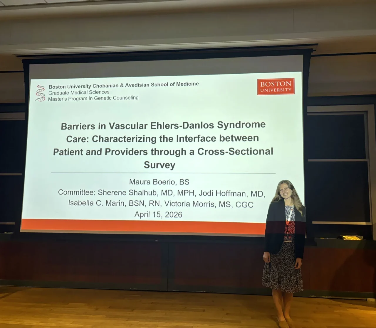 Maura Boerio: Quantifying Barriers to Care in Vascular Ehlers-Danlos Syndrome