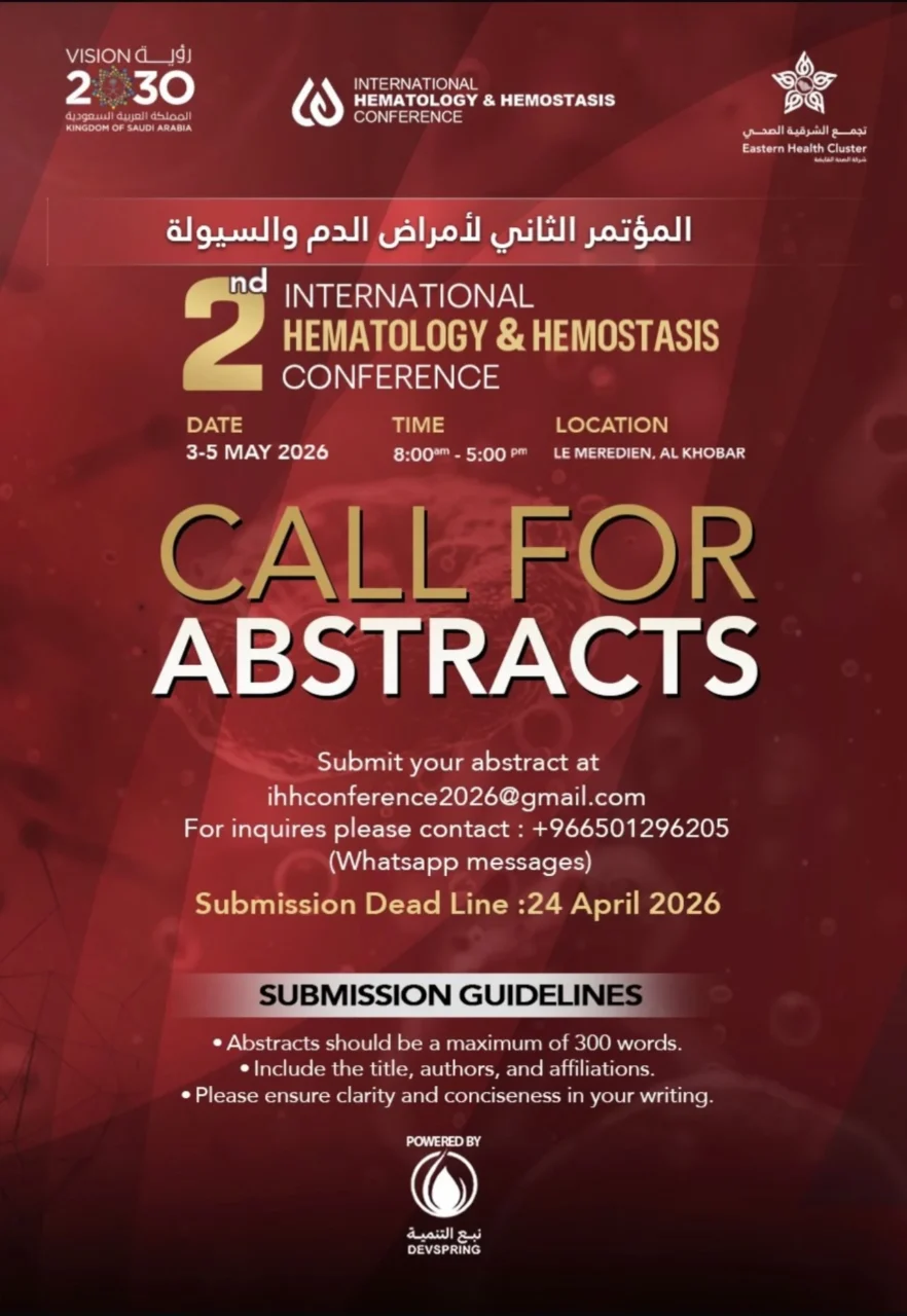 Mona Alfaraj: Don’t Miss the Chance to Be Part of the 2nd International Hematology and Hemostasis Conference