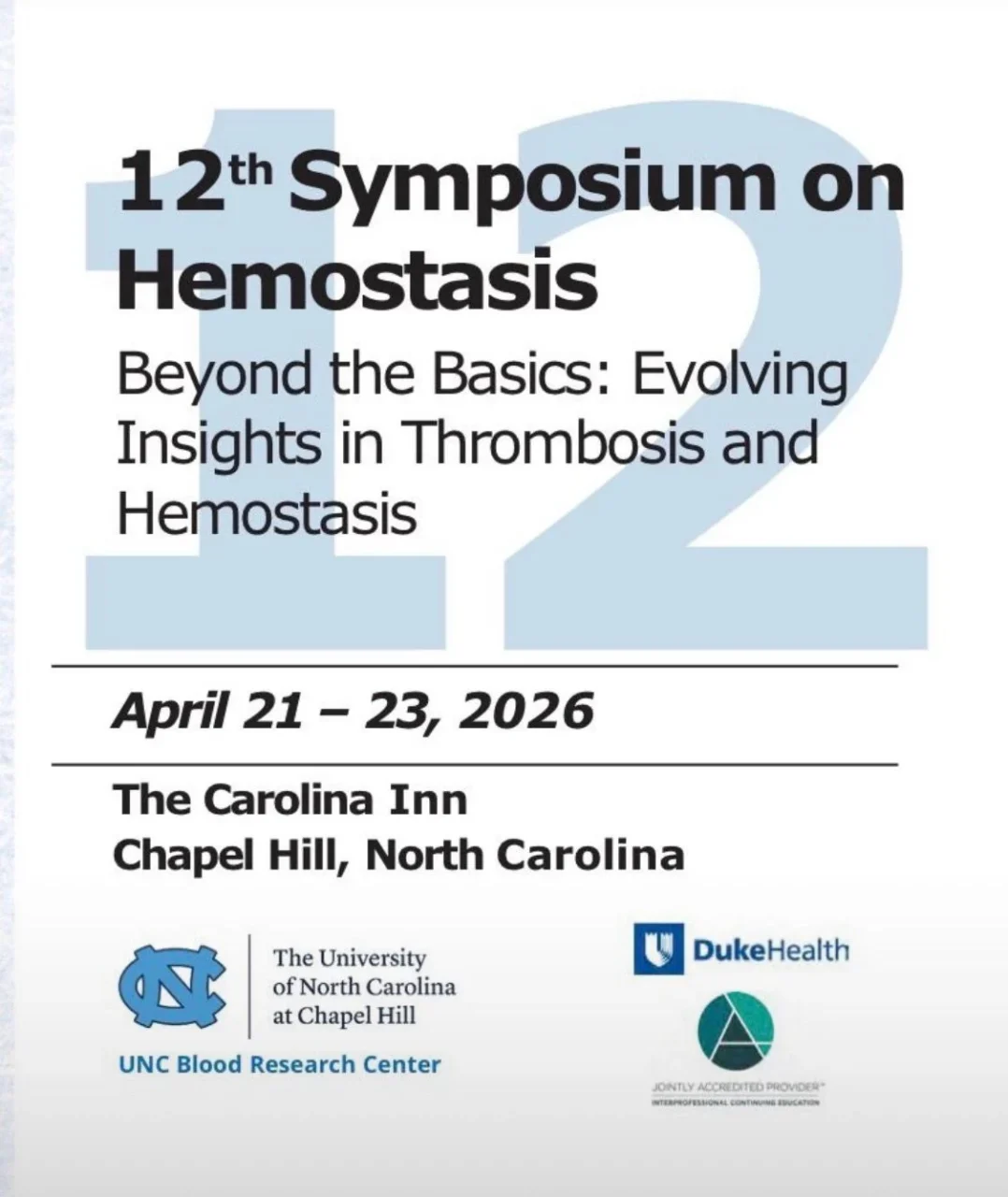 Julie Rayes: Presenting Our Data at the 12th Symposium on Hemostasis