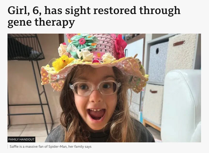 Spencer Knight: Breakthrough in Gene Therapy - Life-Changing Vision Restored for Young Girl