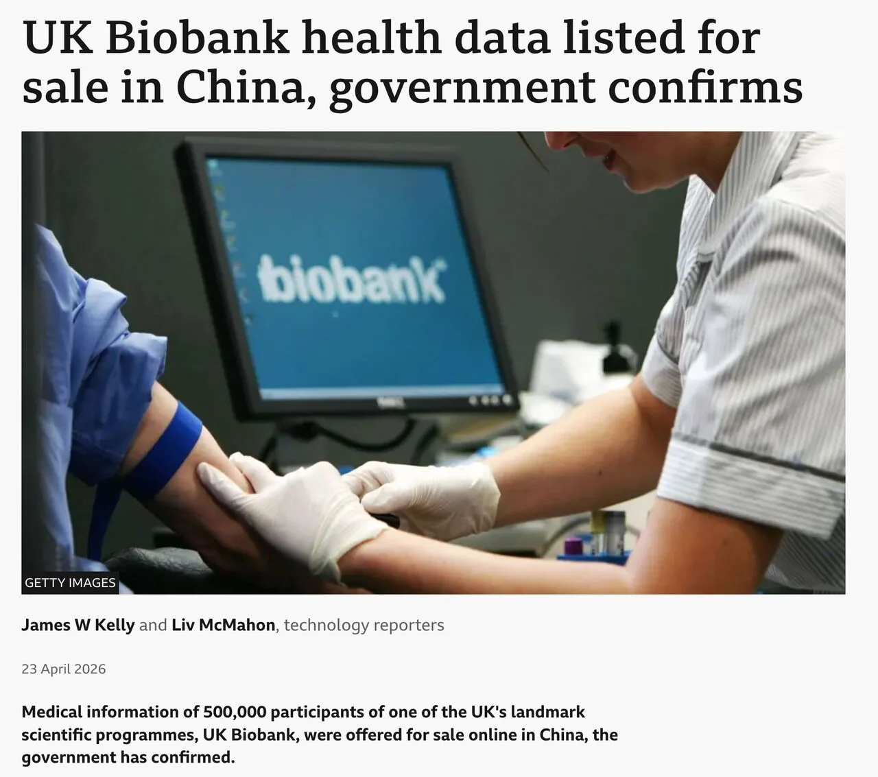 Michael Makris: Data Security and Research Integrity in Population Biobanks