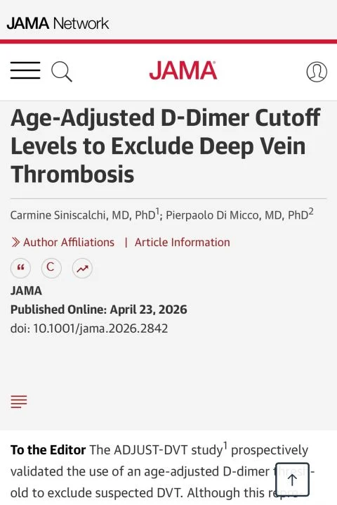 Pierpaolo Di Micco: Proud to Be Published in JAMA for the Third Time in Four Years