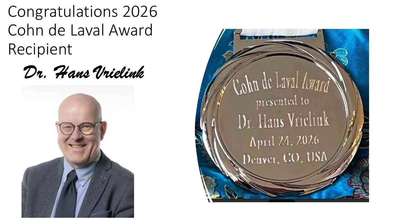 Hans Vrielink: Honoured to Receive the Cohn the Laval Award at the ASFA/WAA