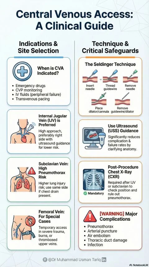 Muhammad Usman Tariq: A Practical Overview of Central Venous Access