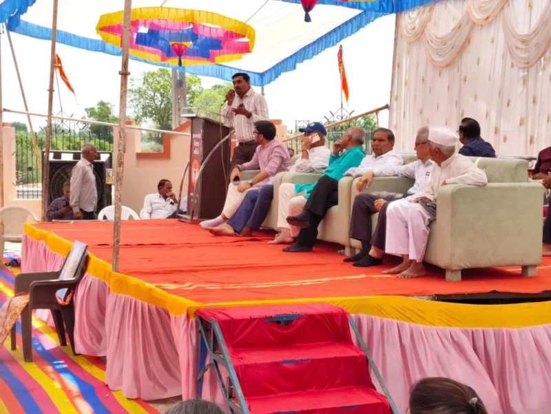 Janak Sadhu: Stroke Awareness Initiative at the Pran Pratishtha Mahotsav in Gavada Village