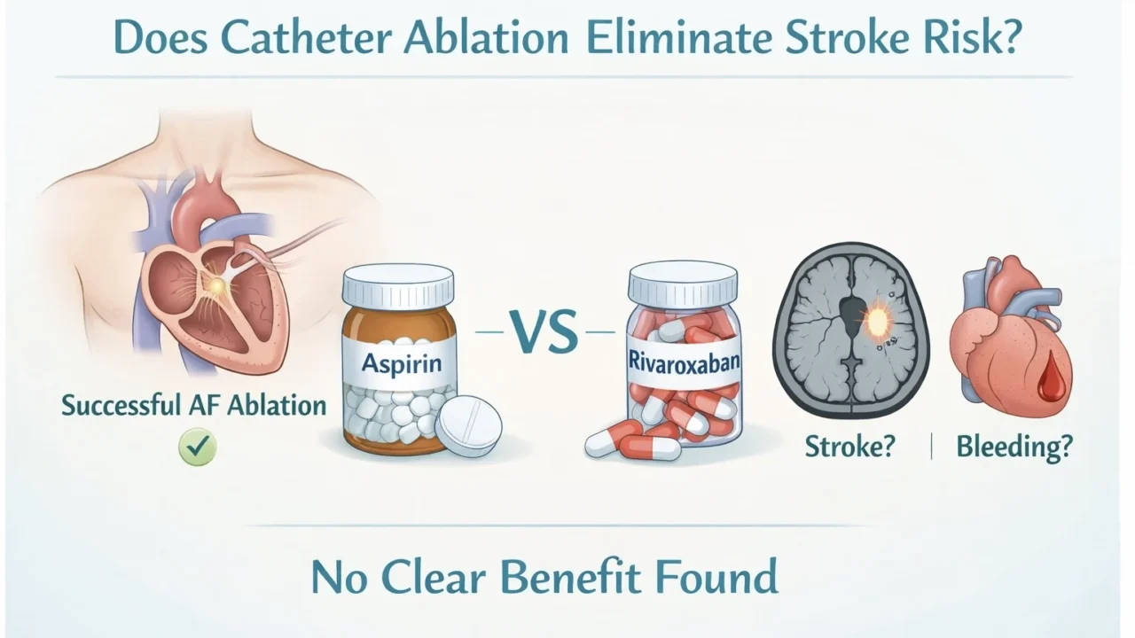 Rivaroxaban versus Aspirin after Atrial Fibrillation Ablation – Cardiology Insights and Heart Health