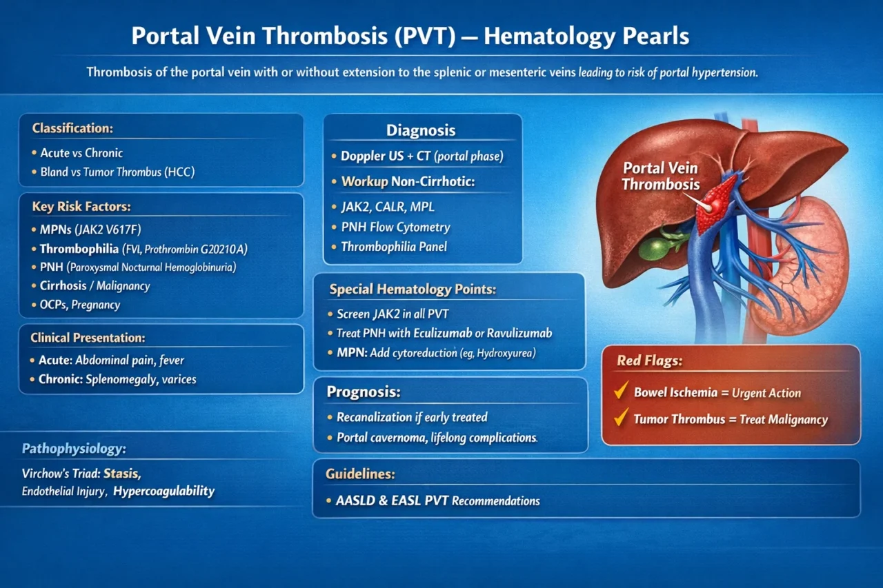 Chokri Ben Lamine: Hematology Pearls on Portal Vein Thrombosis