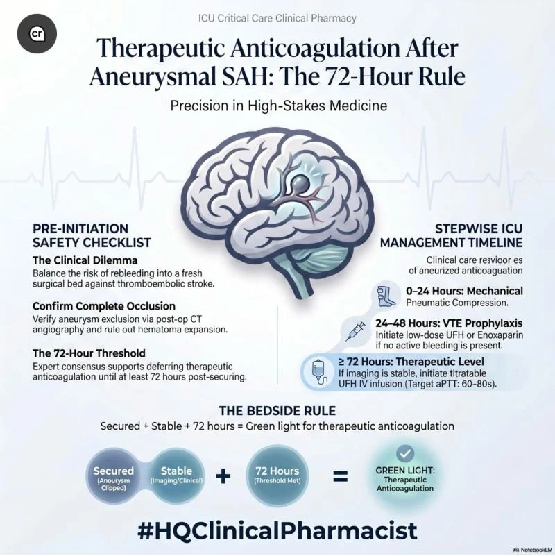 Ameneh Eshghinejad: The First 72 Hours After SAH Are Critical for Balancing the Risks of Rebleeding and Thromboembolism