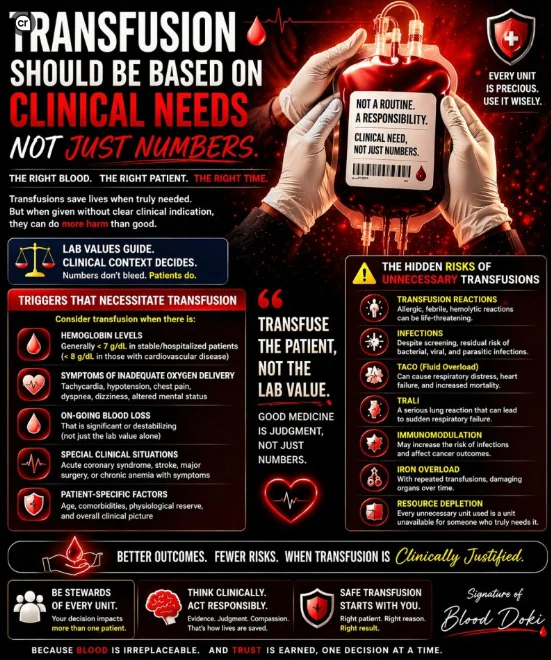 Augustina Isioma Ikusemoro: Transfusion Should Be Based on Clinical Need, Not Just Numbers 1 Augustina Isioma Ikusemoro: Transfusion Should Be Based on Clinical Need, Not Just Numbers