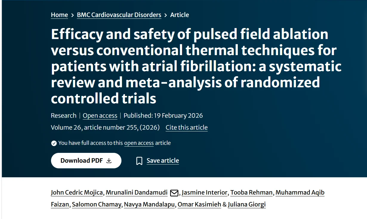 Tooba Rehman: Pulsed Field Ablation versus Thermal Ablation in Atrial Fibrillation