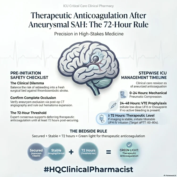 Hossam Qassem: When To Start Anticoagulation After Cerebral Aneurysm Clipping