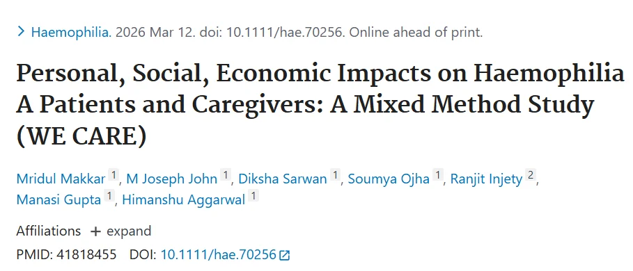 Toong Youttananukorn: WE CARE Study From India Showing the Needs of Patients and Caregivers