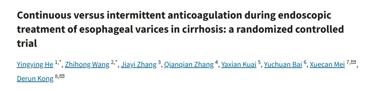 Elliot Tapper: Continuing Anticoagulation Improves PVT Outcomes During Banding