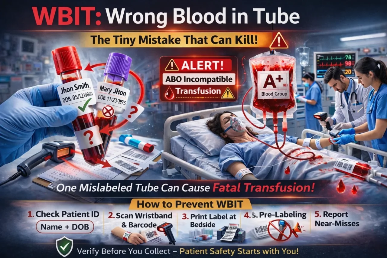 Kalyan Roy: Wrong Blood in Tube - A Small Error with Life-Threatening Consequences