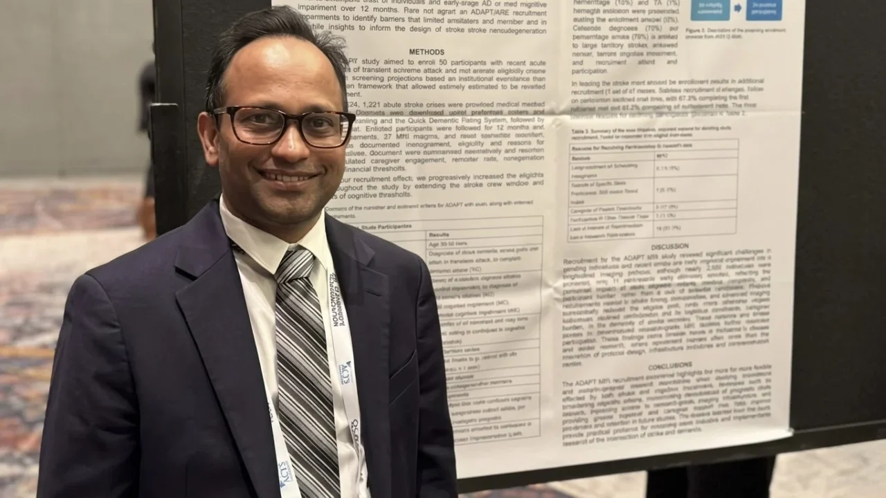 Prasen Marella Highlights Recruitment Challenges in Stroke-Alzheimer’s Research at TS26 – UTHealth Houston Stroke