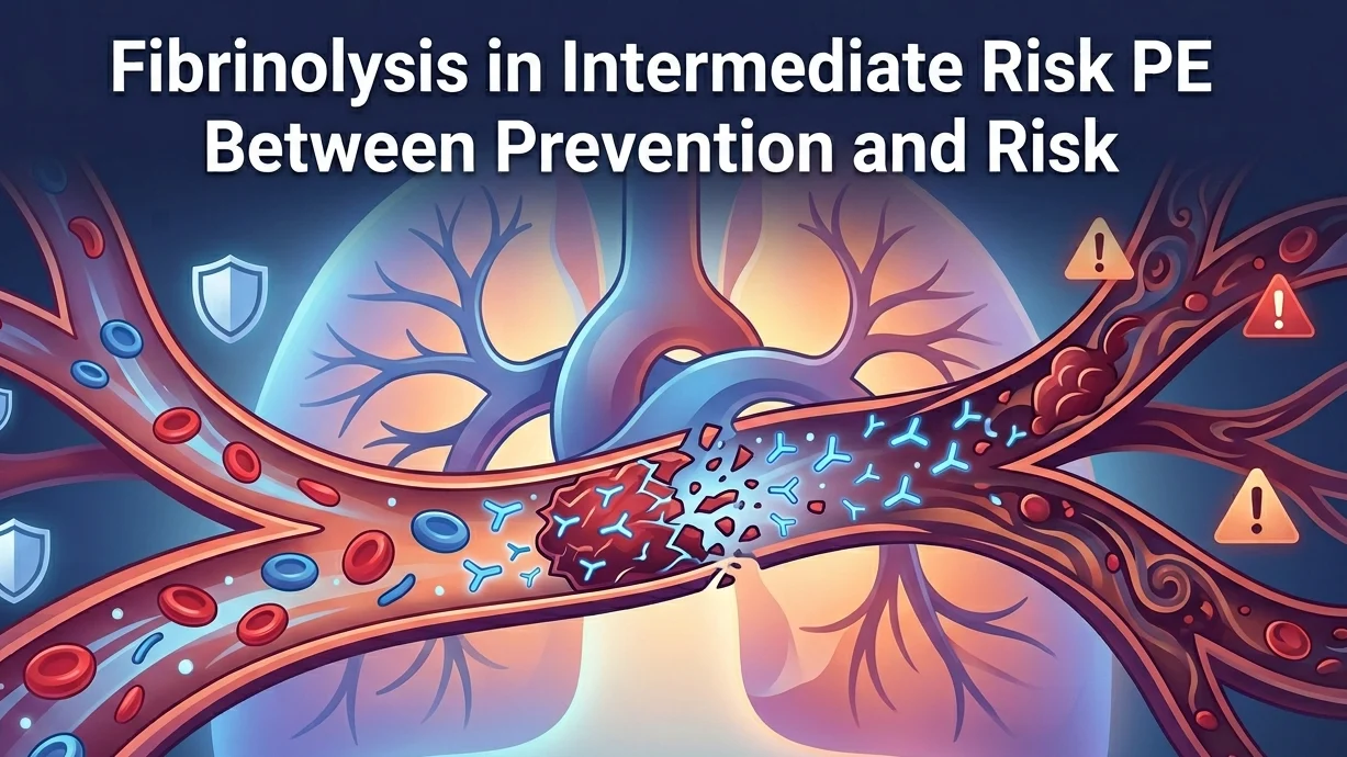 Fibrinolysis in Intermediate-Risk PE Between Prevention and Risk – Unidad de ETV Hospital Gregorio Marañón 