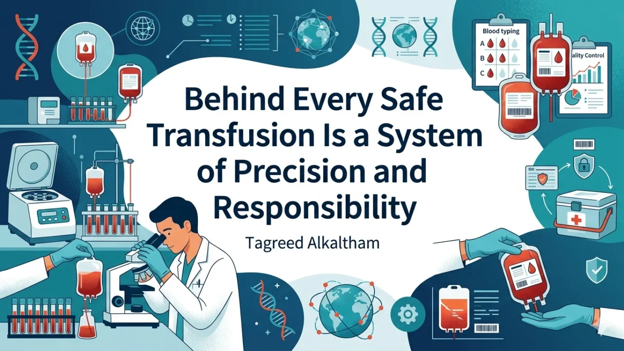 Tagreed Alkaltham: Behind Every Safe Transfusion Is a System of Precision and Responsibility