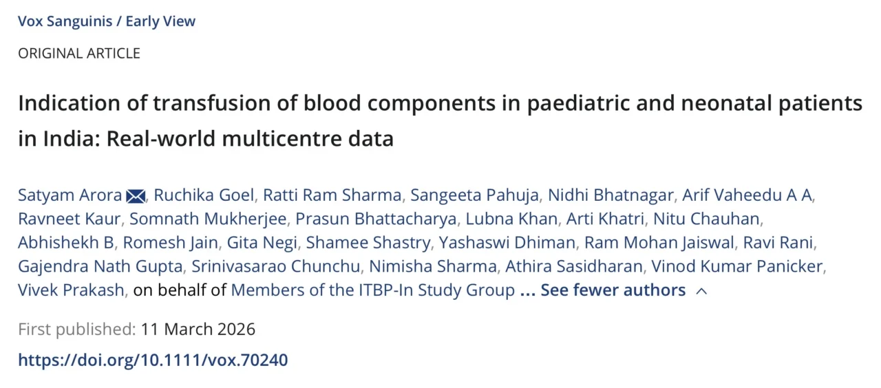 Satyam Arora: Why Are We Transfusing Kids in India? 1 Satyam Arora