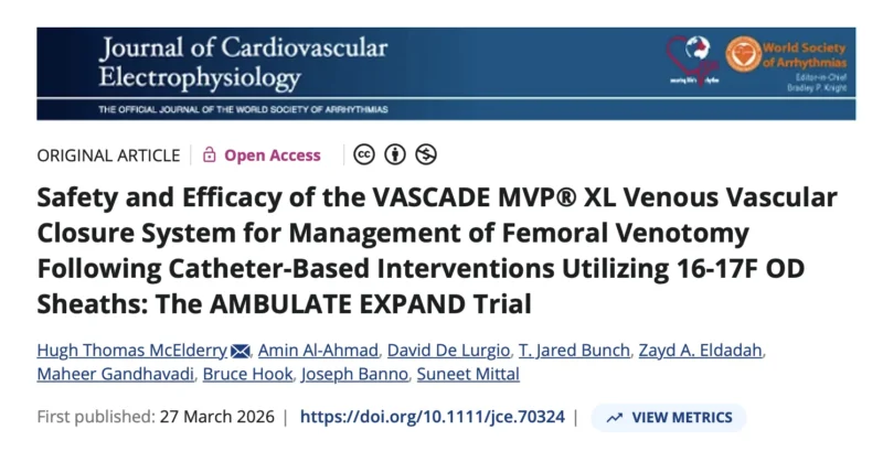 Jan Hartmann: FDA Has Approved An Expanded Indication for Haemonetics VASCADE MVP XL