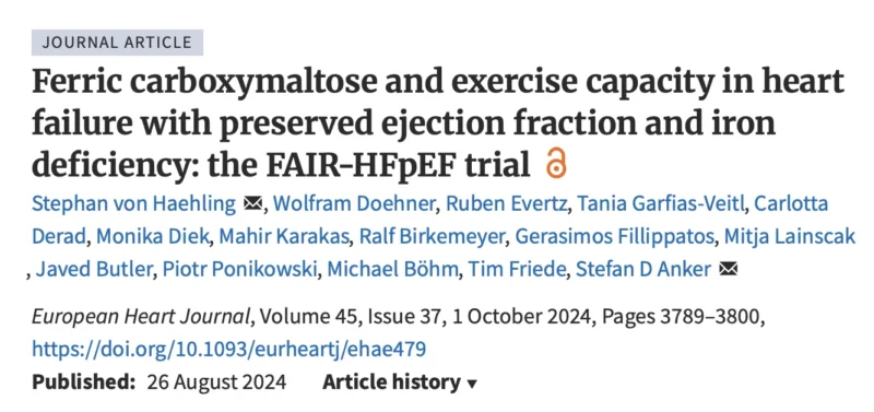 Carlos Henrique Del Carlo: HFpEF and Iron Deficiency - Why Treating the Mitochondrial Engine Matters More Than We Thought?