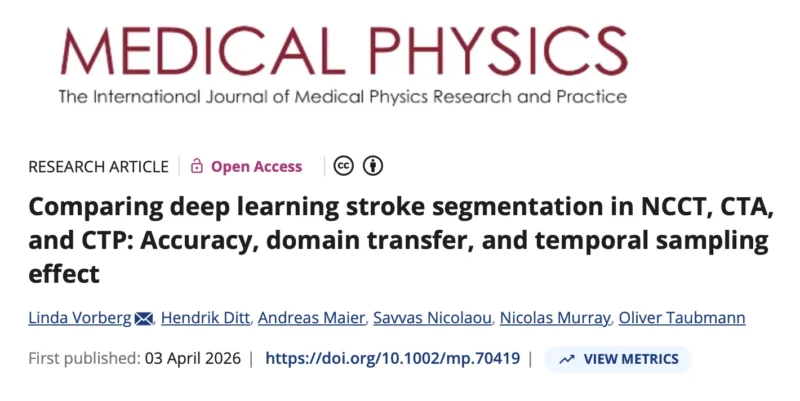 Linda Vorberg: A Detailed Analysis on The Usefulness of CT for DL-Based Stroke Lesion Segmentation 1 Linda Vorberg: A Detailed Analysis on The Usefulness of CT for DL-Based Stroke Lesion Segmentation