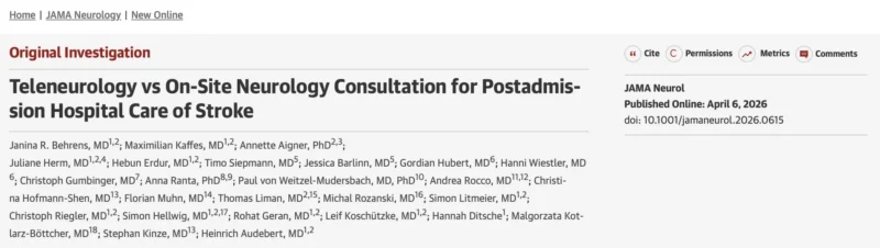 Xiaoying Chen: Teleneurological Ward As A Practical Way to Support High-Quality Stroke Care Beyond Major Centres