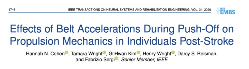 Hannah Cohen: A Novel Approach to Post-Stroke Gait Rehabilitation