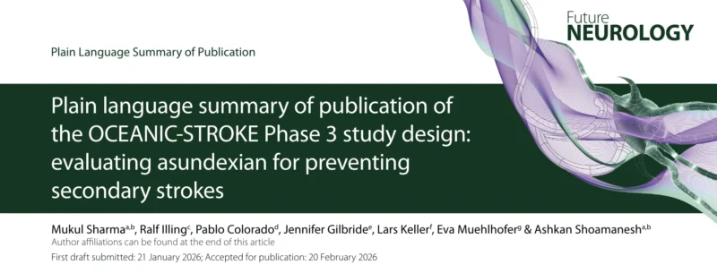 Ralf Illing: Proud to Contribute My Patient Voice to OCEANIC-STROKE Research