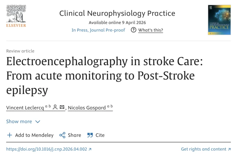 Eishi Asano: Available Evidence and Unmet Needs in EEG Use During Stroke Management