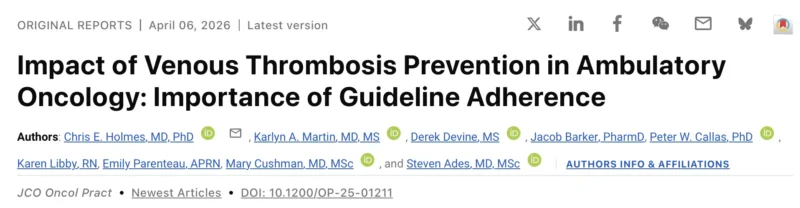 Marc Carrier: The Vermont Model Demonstrates the Power of VTE Prevention