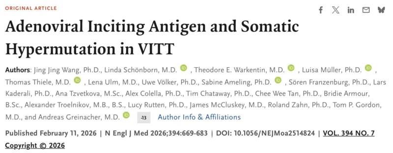 Jack Hadfield: Understanding the Immune and Genetic Basis of VITT Post-COVID Vaccines