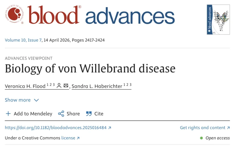 Hugo Antonio Romo Rubio: Biology, Function, and Updated Classification of von Willebrand Disease