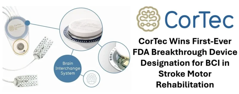 Jack Shuang Hou: CorTec Wins 1st-Ever FDA Breakthrough Device Designation for BCI in Stroke Motor Rehabilitation