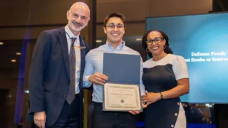 Aaron Rodriguez Calienes: Grateful to Receive 2nd Consecutive DeSousa Award in Stroke and Interventional Research