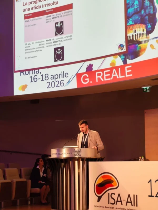 Giuseppe Reale: Integrating AI, Wearables, and Neurostimulation in Post-Stroke Recovery at Stroke 2026 National Congress