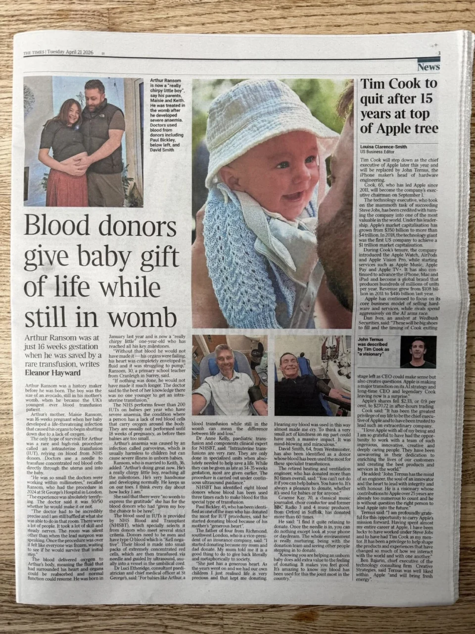 Kate Thomas: One Hour, One Donation, One Life Saved