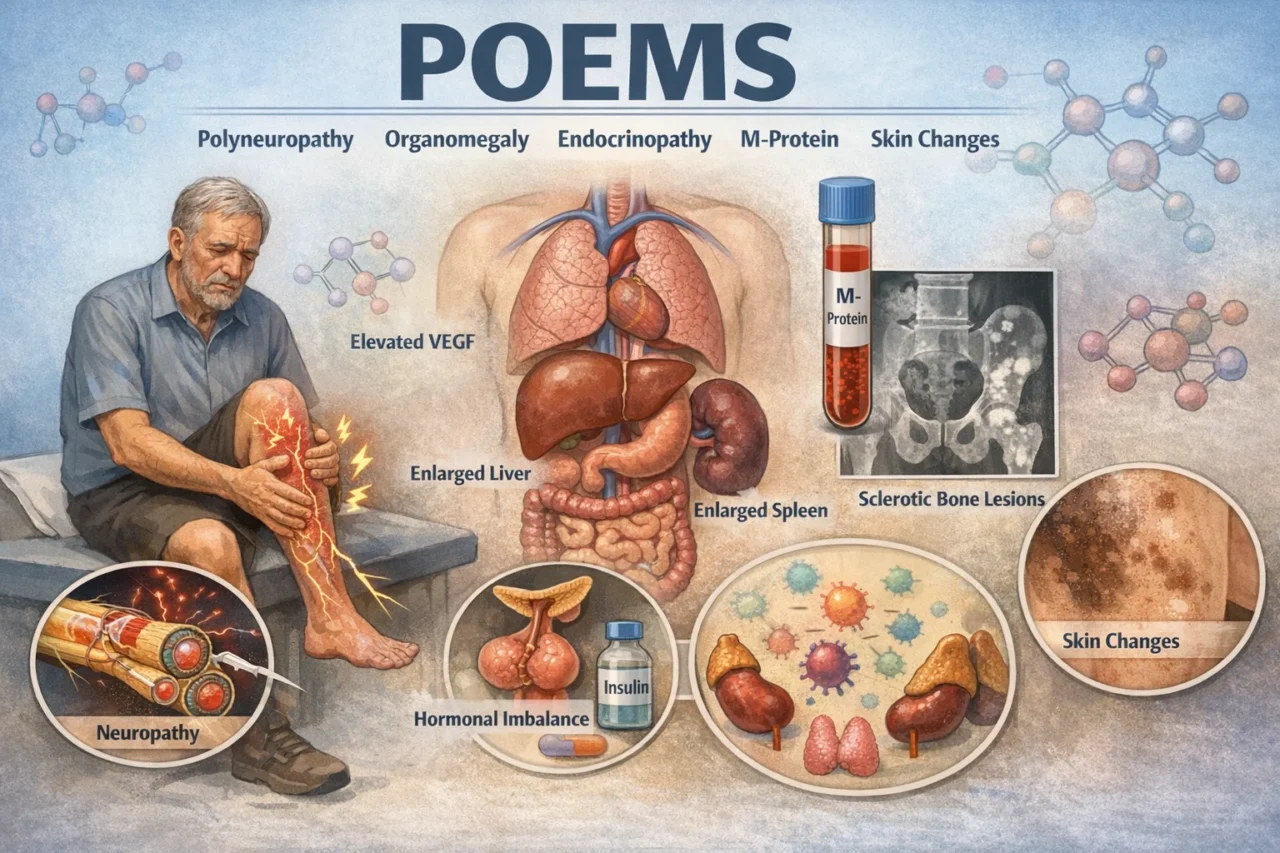 Sthanu Subramanian: POEMS Syndrome a Rare Paraneoplastic Disorder with Multisystem Manifestations