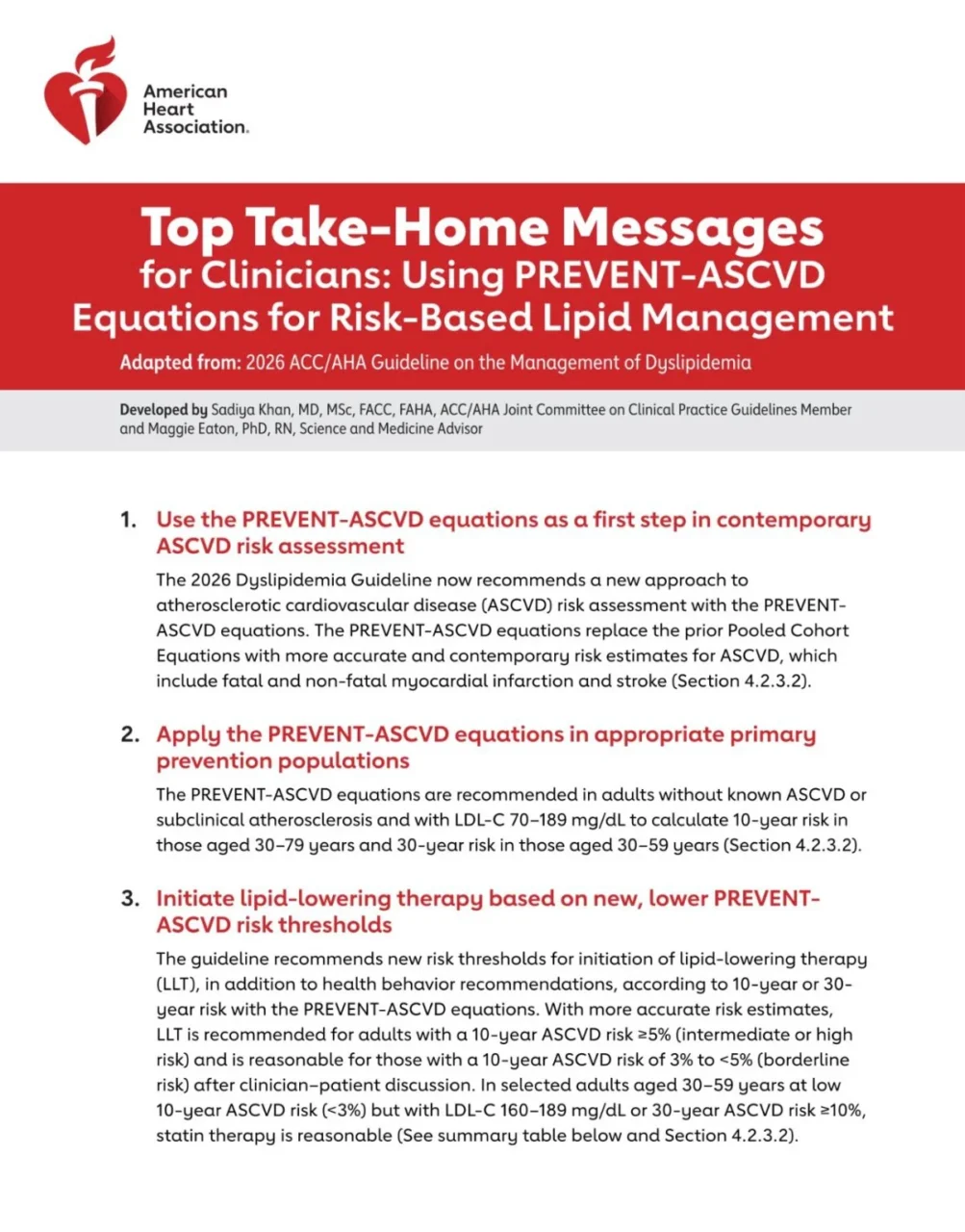 Veronica Sanchez: The 2026 Guideline on the Management of Dyslipidemia