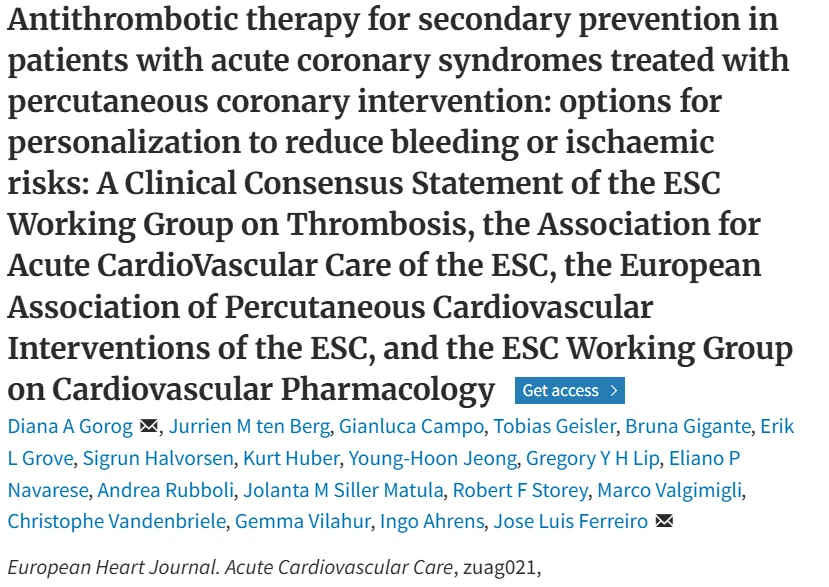 Ingo Ahrens: When Bleeding Poses a Greater Risk Than Ischemia