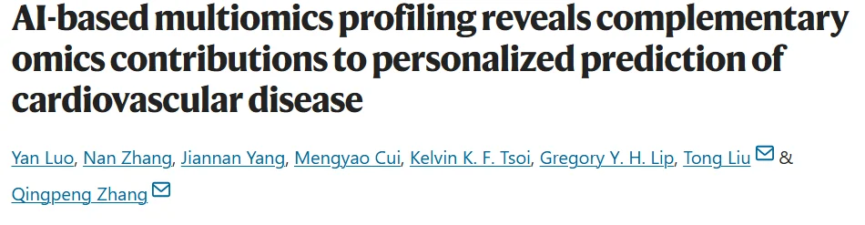 Donna Morelli: Personalized Cardiovascular Risk Assessment Through AI-Based Multiomics Modeling
