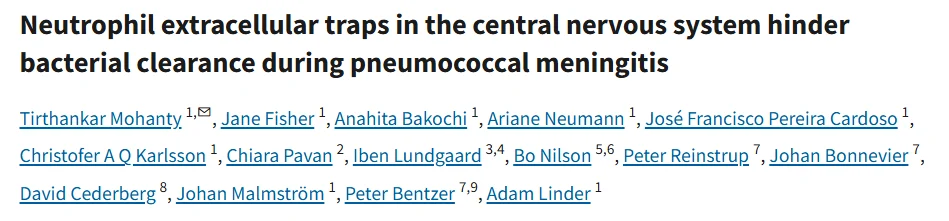 Jim Hoffman: The Role of Neutrophil Extracellular Traps in Central Nervous System Infections