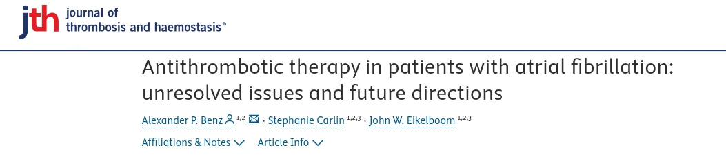 Flora Peyvandi: Management of Antithrombotic Treatment in Atrial Fibrillation